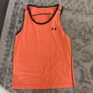 Under Armour Vibrant Orange Tank with Black Accents